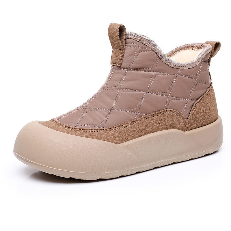 Moodsad paksu tallaga puuvillapolstriga talvekingad, uued fliisvoodriga paksendatud lumesaapad, naiste vabaaja universaalsed tuulekindlad veekindlad puuvillapolstriga kingad