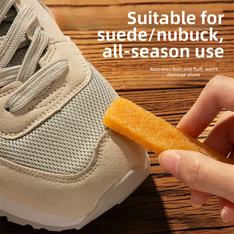 Originálna utierka na odstraňovanie škvŕn z semišu Jiefu Shi pre semišové zimné čižmy, čistiaca utierka z jelenej kože, guma na biele topánky