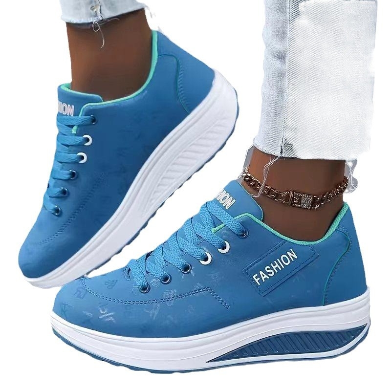 2025 Outdoorová módna trendová všestranná veľká veľkosť jarné a letné dámske šnurovacie hojdacie topánky dámske športové všestranné dámske topánky