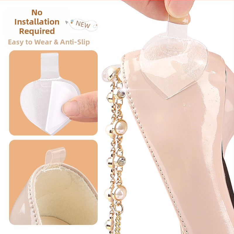 Перлена диамантена верижка с диамантено завързване, обувки на висок ток без връзки за обувки, мързелива каишка против падане