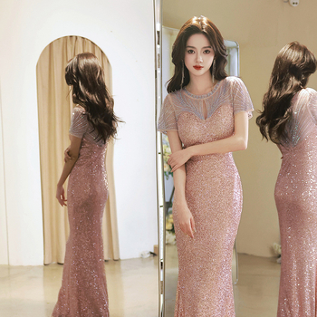 Proizvođač Veleprodaja Noćni klub KTV Ženska haljina Večernja haljina Duga suknja Noćni klub Noćni klub Ženska donja duga viseća haljina