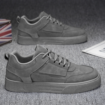 2025. gada jaunā rudens vīriešu apavi, zema izgriezuma ielas moderni apavi, studentu apavi, daudzpusīgi zēnu sporta un atpūtas apavi, kedas
