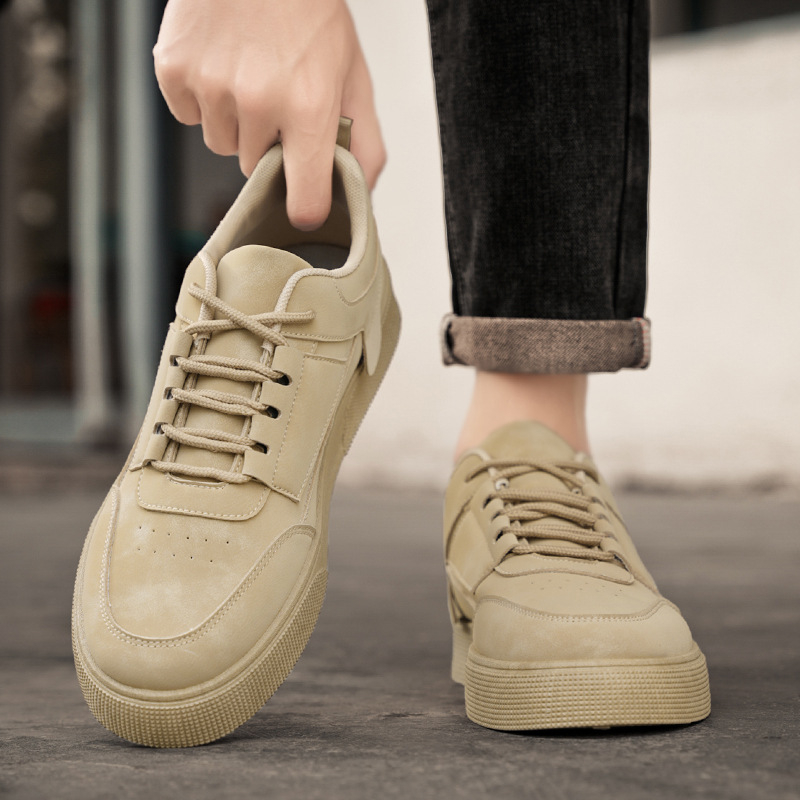 2025. gada jaunā rudens vīriešu apavi, zema izgriezuma ielas moderni apavi, studentu apavi, daudzpusīgi zēnu sporta un atpūtas apavi, kedas