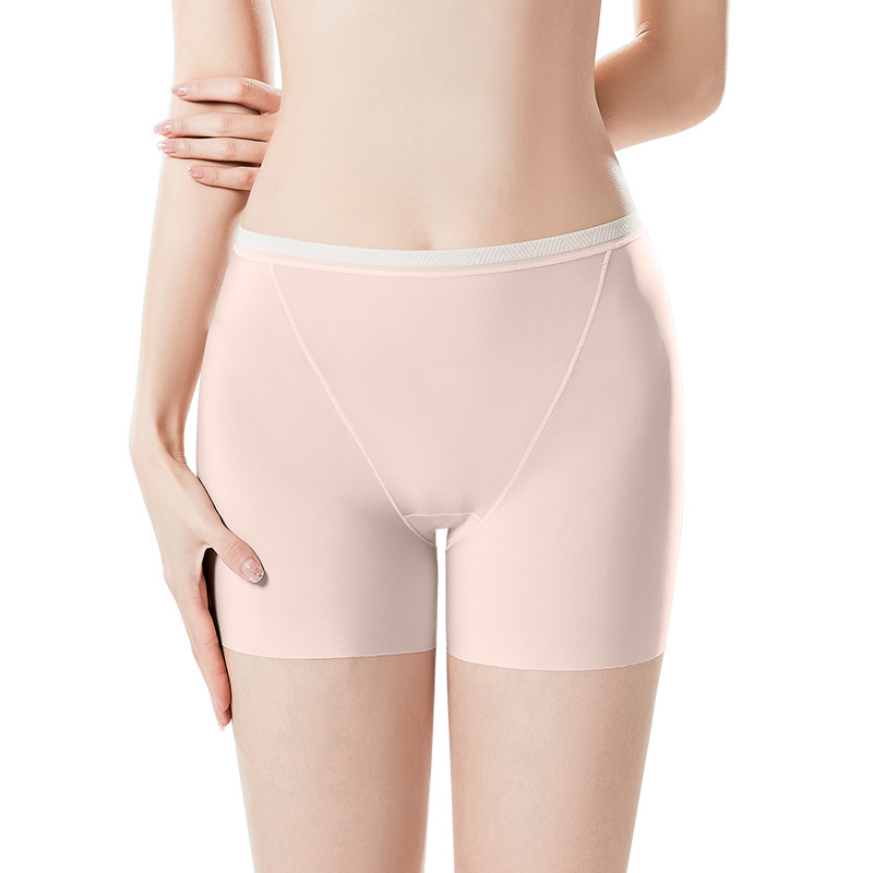 Moteriškos apsauginės kelnės, apsaugančios nuo saulės, 100 % antibakterinė medvilninė tarpkojis, kvėpuojančios ir greitai džiūstančios vasarai, ledinis šilkas, plonos apsauginės tamprės