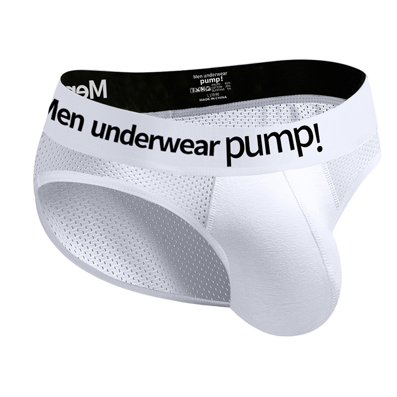 Секси мъжки бикини от мрежест плат, класически черно-бели, удобни спортни бикини с ниска талия за фитнес за мъже