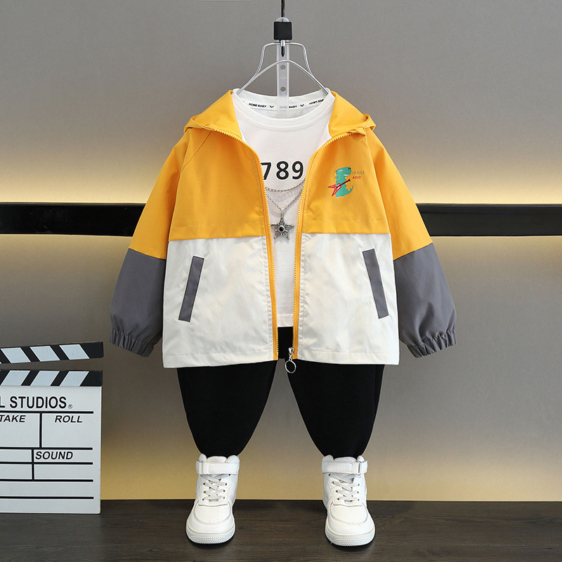 Dječja proljetna i jesenska jakna s crtanim printom u korejskom stilu, tanki kaput dugih rukava za djevojčice, svestrana