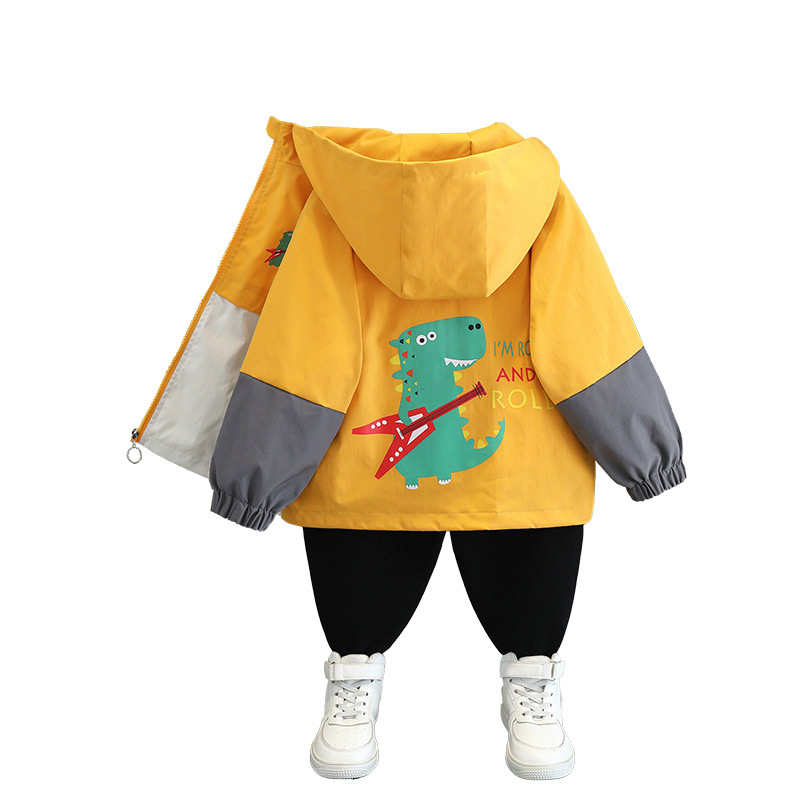 Dječja proljetna i jesenska jakna s crtanim printom u korejskom stilu, tanki kaput dugih rukava za djevojčice, svestrana