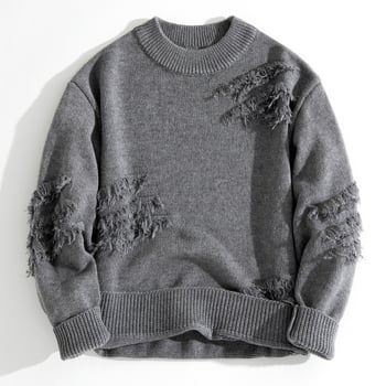 Ριγέ Πουλόβερ για Αγόρια Φθινοπωρινό Νέο Κορεάτικο Παιδικό Πλεκτό Πουλόβερ Φθινοπωρινό Μπλούζα για Αγόρια Μοντέρνο