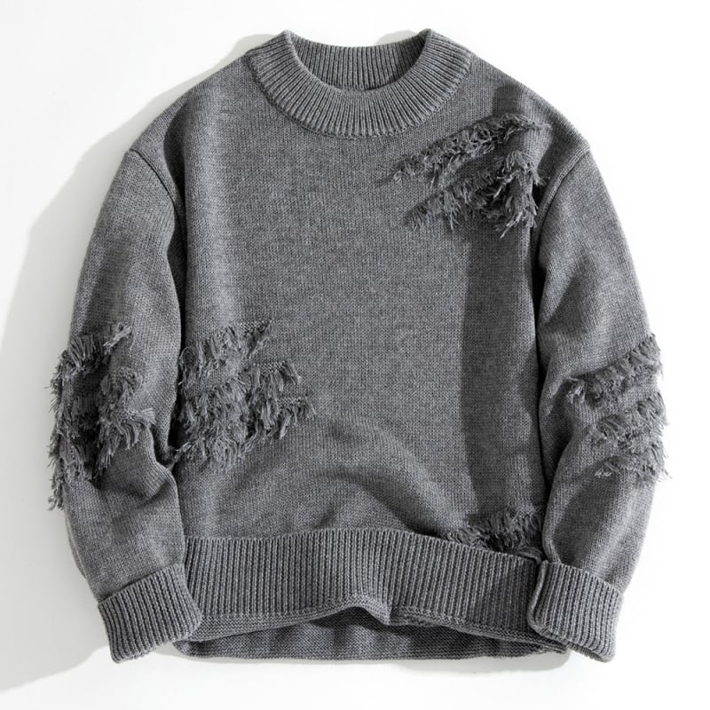 Есенен раиран пуловер за момчета, нов корейски детски есенен плетен пуловер, пуловер, есенен топ за момчета, модерен