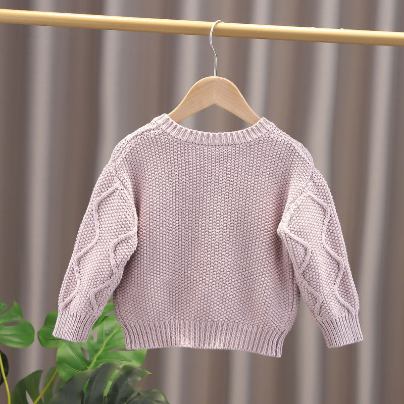 Dámska jesenná košeľa, dievčenská jarná a jesenná nová 2024, roztomilá farebná čiapka, pletená bunda, detská vintage, zahustená