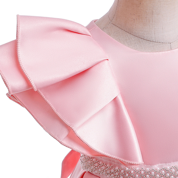 Φόρεμα για κορίτσια Διασυνοριακό Νέο Παιδικό Ρούχο Ροζ Φόρεμα Γιλέκο Μοντέρνο Φόρεμα Πριγκίπισσας Παιδικό Φόρεμα Μεσαίου Μήκους