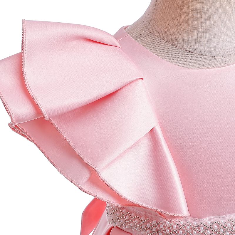 Φόρεμα για κορίτσια Διασυνοριακό Νέο Παιδικό Ρούχο Ροζ Φόρεμα Γιλέκο Μοντέρνο Φόρεμα Πριγκίπισσας Παιδικό Φόρεμα Μεσαίου Μήκους