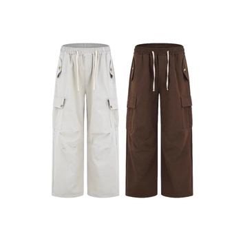 ACTORWET пролетни и есенни нови ежедневни панталони, широки памучни прави панталони, модни широки панталони на едро