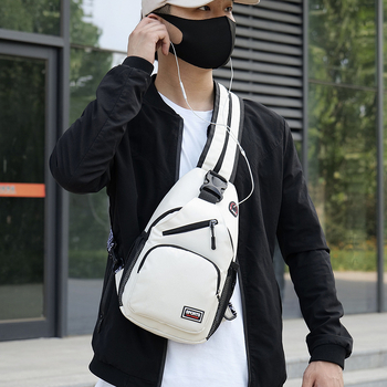 2024 m. naujas laisvalaikio vyriškas krūtinės krepšys, didmeninė prekyba, didelės talpos daugiafunkcis mados kuprinės tendencija, pečių krepšys per petį