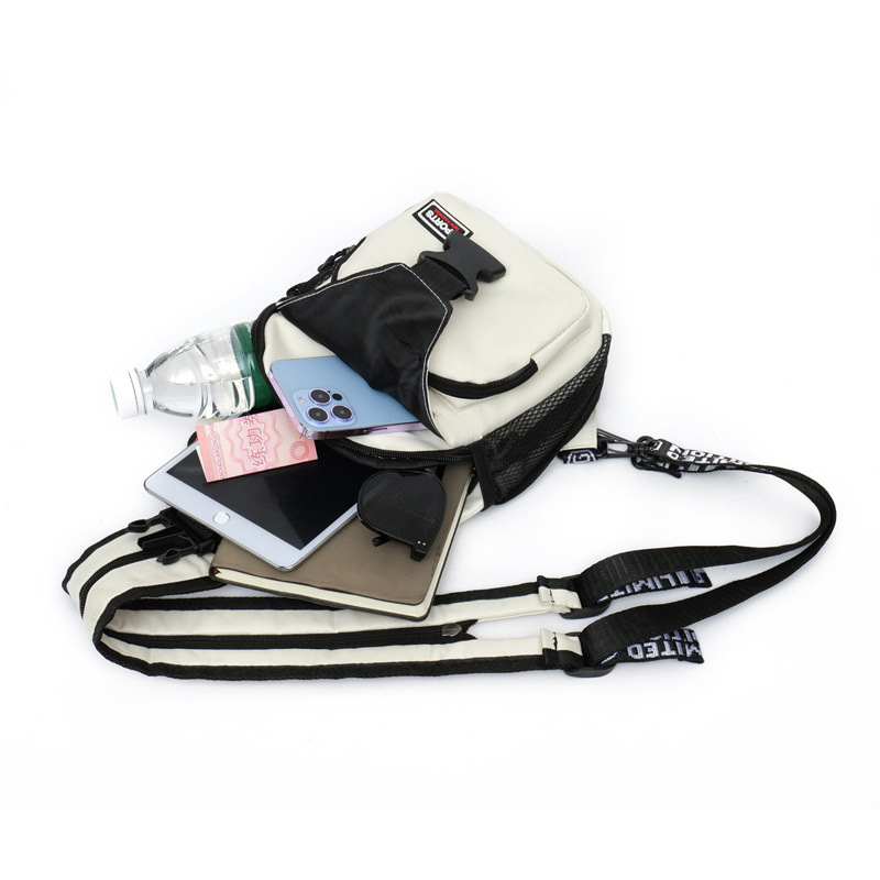 2024 m. naujas laisvalaikio vyriškas krūtinės krepšys, didmeninė prekyba, didelės talpos daugiafunkcis mados kuprinės tendencija, pečių krepšys per petį