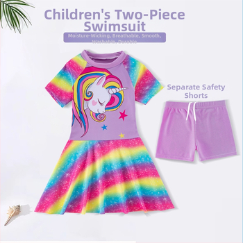 Παιδικό μαγιό για κορίτσια, από νήπιο έως έφηβο, ξεχωριστό μαγιό σε στυλ πριγκίπισσας, χαριτωμένο μαγιό πριγκίπισσας για κορίτσια