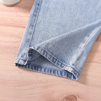 Piiriülesed laste riided, tüdrukute teksad, sügis- ja talvelaste laiad püksid, väliskaubanduse laste riided, Euroopa ja Ameerika tüdrukute püksid