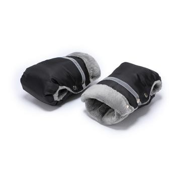 Helkurribaga kaheosaline pikendatud lapsevanker lumise ilmaga õues reisimiseks