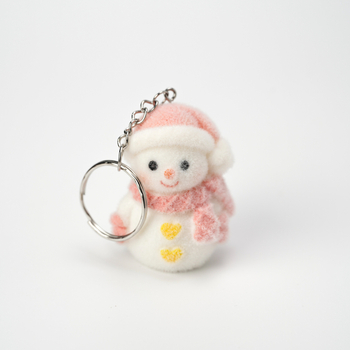 Τρισδιάστατος χιονάνθρωπος από συρρέουσα ρητίνη, χαριτωμένη τσάντα με κρεμαστό κόσμημα, μπρελόκ, στολίδια αυτοκινήτου, δώρο για ζευγάρια, κούκλα DIY