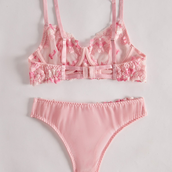 Cabano Διασυνοριακό Ευρωπαϊκό και Αμερικανικό Σέξι Σουτιέν με Διαφανές Φλοράλ Κέντημα και Δαντέλα, Σέξι Σουτιέν, Κορίτσια, Pure Desire