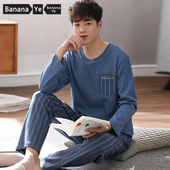 Meeste kevad- ja sügispidžaama, pikkade varrukatega, vabaaja, pluss-suuruses poistele ja teismelistele, õhuke talvine koduriietus, mida saab kanda ka õues