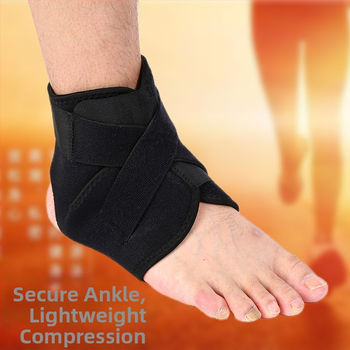Kompresná športová ortéza na členok proti podvrtnutiu, priedušná, absorbujúca pot, teplá, fitness, ochranná, na členok, odpružená pre mužov a ženy