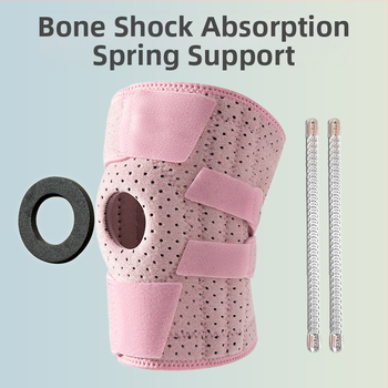 Θήκη μηνίσκου για εξωτερικούς χώρους μπάσκετ, αντιολισθητική, ανοιχτή, αναπνεύσιμη επιγονατίδα ορειβασίας