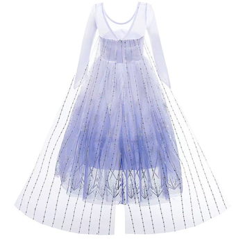 Frozen Two Princeza Aisha Haljina dugih rukava Djevojačka haljina Haljina za Noć vještica Cos Haljina za pod