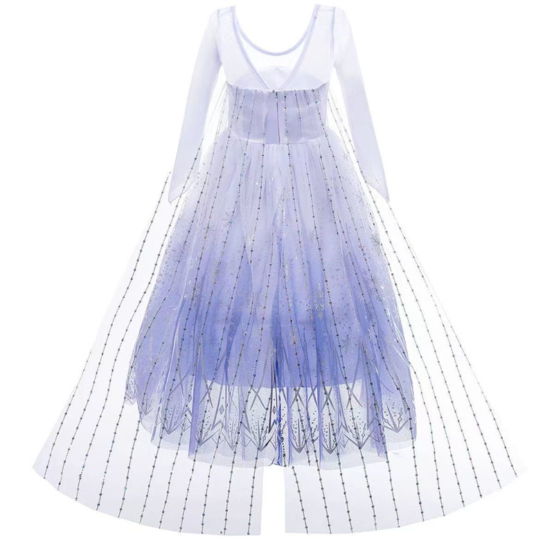 Frozen Two Princeza Aisha Haljina dugih rukava Djevojačka haljina Haljina za Noć vještica Cos Haljina za pod