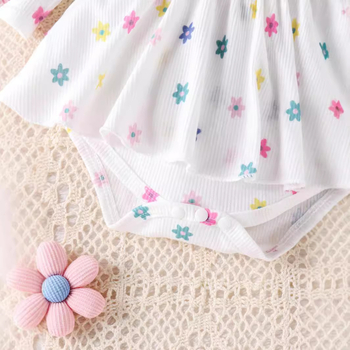 Amazon Φθινόπωρο και Χειμώνας Νεογέννητο Φούστα με Λουλούδια και Στάμπα με Κορδέλα για τα Μαλλιά, Κάλτσες από Δαντέλα για Παιδιά, Haggown