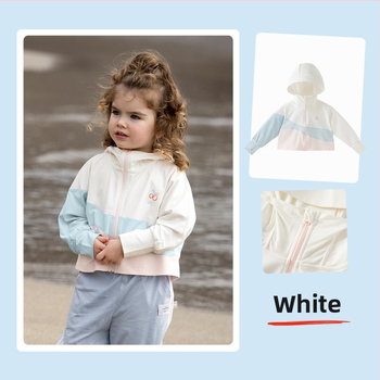 Mergaičių drabužiai nuo saulės, kūdikio apsiaustas, vasarinis paltas, apsaugantis nuo UV spindulių, vaikiški drabužiai nuo saulės