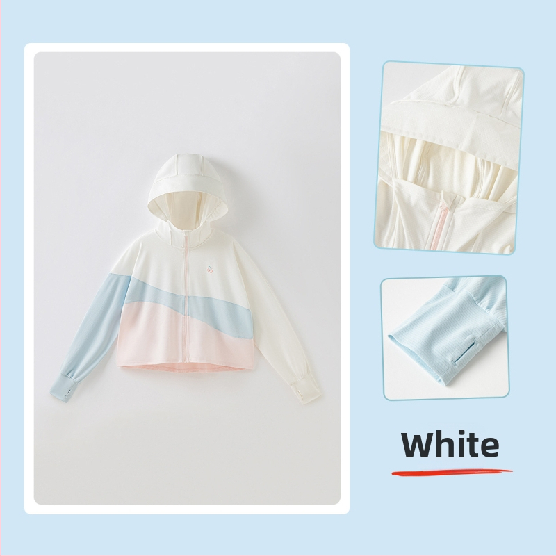 Mergaičių drabužiai nuo saulės, kūdikio apsiaustas, vasarinis paltas, apsaugantis nuo UV spindulių, vaikiški drabužiai nuo saulės