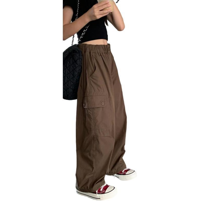 Letné dievčenské nohavice, voľné nohavice pre deti z Južnej Kórey, detské oblečenie z roku 2024, nové detské nohavice, voľné, univerzálne, trendy