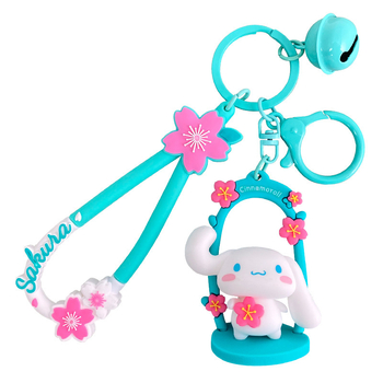 Radoša Sanrio šūpoles multfilmas izsmalcināta automašīnas atslēgu piekariņa sieviešu grāmatu somas kulons pārim maza dāvana vairumtirdzniecībā
