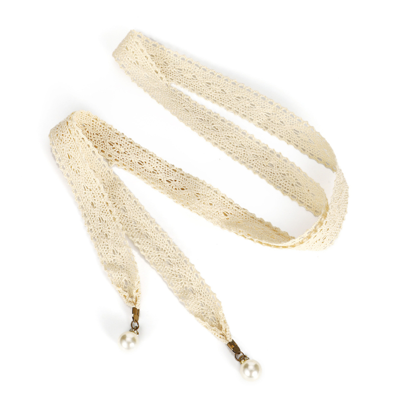 Eleganta pērļu jostas virve sievietēm ar kleitas svārkiem, augstas klases dekoratīvu jostas ķēdīti, bantīti, meiteņu aksesuāriem