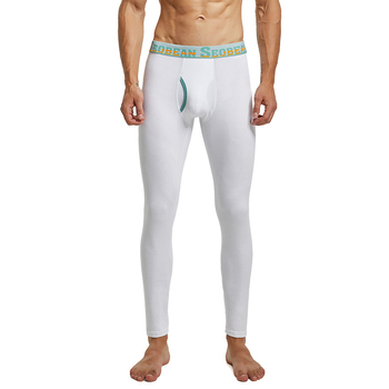 2022 m. Xibin Seobean rudens ir žiemos nauji ilgi apatiniai, vienspalviai, aptempti, ploni, medvilniniai, amoniako spalvos, šilti vyriški ilgi apatiniai, urmu