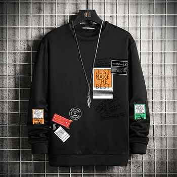 Мъжки пуловер с кръгло деколте, подходящ за ежедневна мода, 2022 г., с трансграничен цвят, подходящ за пролет и есен