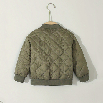 Prekogranični dječakov jesenski i zimski kaput Dječje odijelo za bejzbol u zapadnjačkom stilu s pamučnom podstavom Dječja topla jakna s patentnim zatvaračem Jakna s pamučnom podstavom