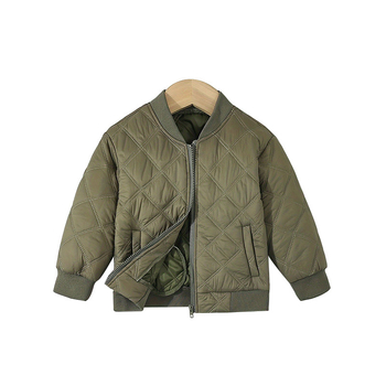 Prekogranični dječakov jesenski i zimski kaput Dječje odijelo za bejzbol u zapadnjačkom stilu s pamučnom podstavom Dječja topla jakna s patentnim zatvaračem Jakna s pamučnom podstavom