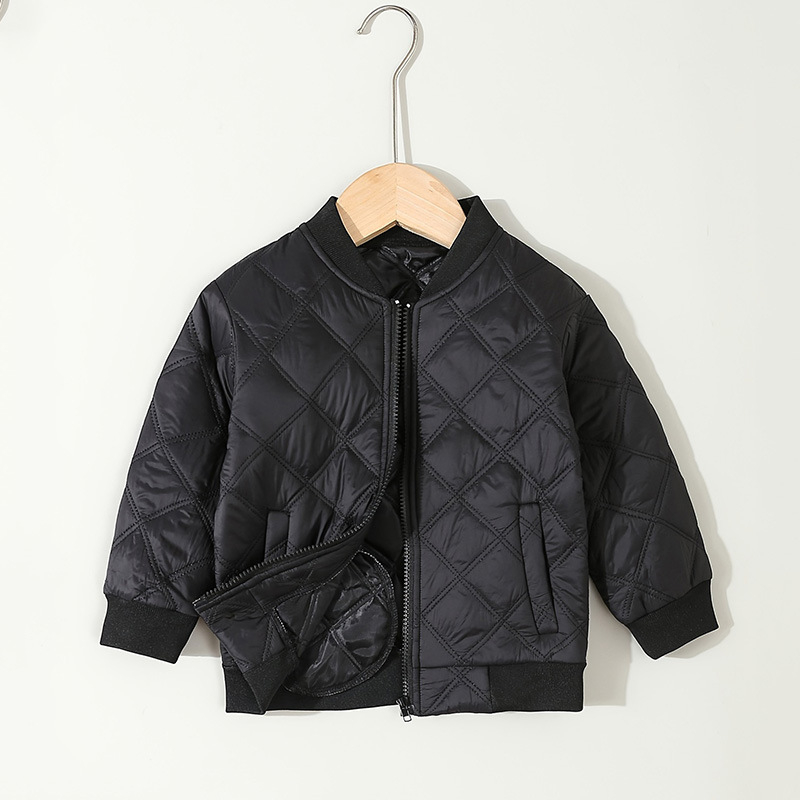 Prekogranični dječakov jesenski i zimski kaput Dječje odijelo za bejzbol u zapadnjačkom stilu s pamučnom podstavom Dječja topla jakna s patentnim zatvaračem Jakna s pamučnom podstavom