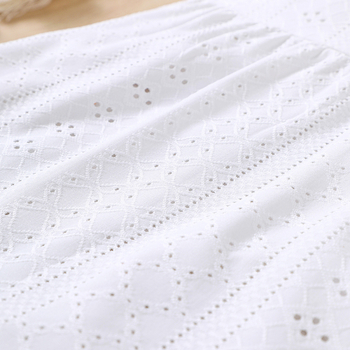 EW εξωτερικού εμπορίου παιδικά ρούχα μικρού και μεσαίου μεγέθους παιδικά νέα κορίτσια καλοκαιρινό μικρό φόρεμα με μανίκια και κοίλο μονόχρωμο Q1819-C