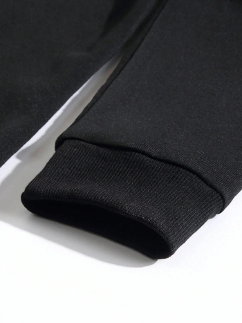 Защо ме гледаш? Мъжки суичър с качулка с принт, мода, ежедневие