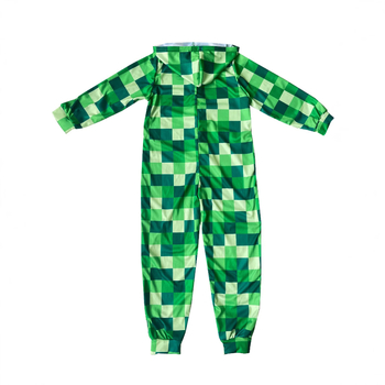 Αποκριάτικη Πράσινη Καρό Στολή Cosplay με Στολή Απόκριες, Στολή Απόκριες με Διαμαντένια Πανοπλία για Παιδιά