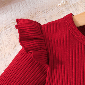 Διασυνοριακό Φθινόπωρο και Χειμώνας 2024 με Στρογγυλή Λαιμόκοψη και Φιόγκο στη Μέση, Στάμπα με Πλήρες Στάμπα και Πεταλούδα, Μοντέρνο, Νέο Προϊόν