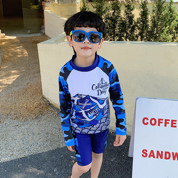 Nové detské plavky, detské plavky, rýchloschnúce priedušné tkaniny, delené plavky, detské plavky v kórejskom štýle