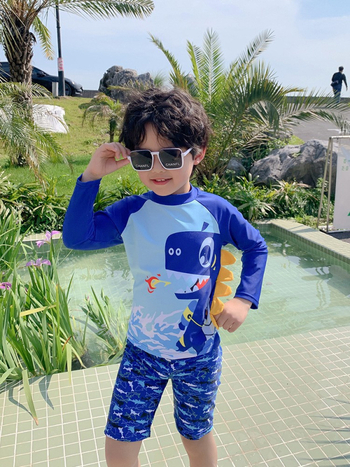 Νέο παιδικό μαγιό, βρεφικό μαγιό, γρήγορο στέγνωμα, αναπνεύσιμο, ύφασμα με σχιστόλιθο, παιδικό μαγιό, κορεατικό στυλ