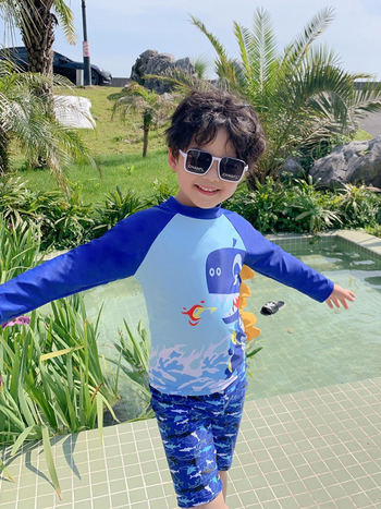 Νέο παιδικό μαγιό, βρεφικό μαγιό, γρήγορο στέγνωμα, αναπνεύσιμο, ύφασμα με σχιστόλιθο, παιδικό μαγιό, κορεατικό στυλ