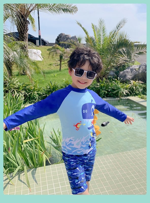 Nové detské plavky, detské plavky, rýchloschnúce priedušné tkaniny, delené plavky, detské plavky v kórejskom štýle