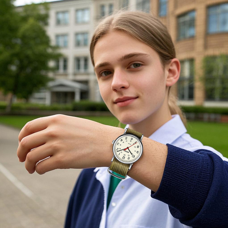 BIDEN āra sporta ūdensnecaurlaidīgu pulksteņu rūpnīcas vairumtirdzniecības Guangzhou rokas pulkstenis neilona jostas kvarca pulkstenis pārrobežu paaudze