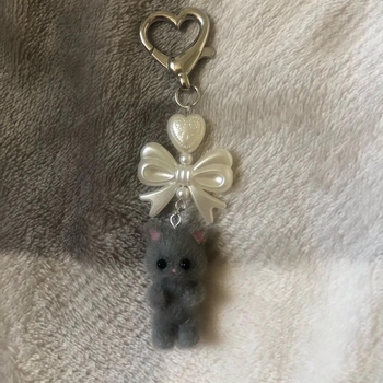 Νέα Ρητίνη Συγκεντρωτικά Χαριτωμένο Τρισδιάστατο Γατάκι Αρκούδα Μπρελόκ Τσάντα Πλάτης Κρεμαστό Μενταγιόν Κορίτσι Κοσμήματα